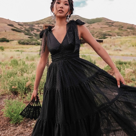 JessaKae Black Midi Dress - Picture 2 of 4